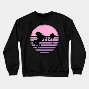 Unicorn and Flamingo Crewneck Sweatshirt